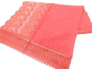 リサイクル　レース草花模様ショール